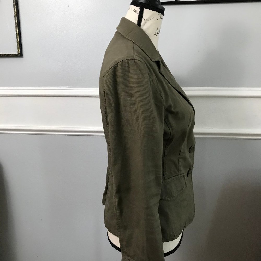 New York & Co Olive Green Jacket - Picture 4 of 7